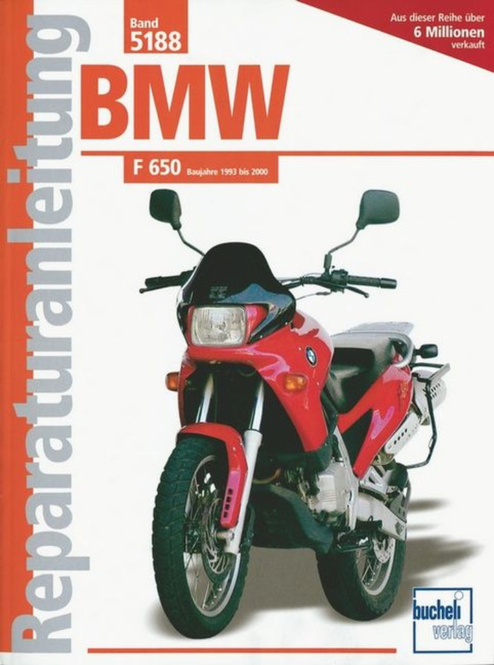 BMW F 650 Baujahre 1993 bis 2000 - Reparaturbuch, Buchcover