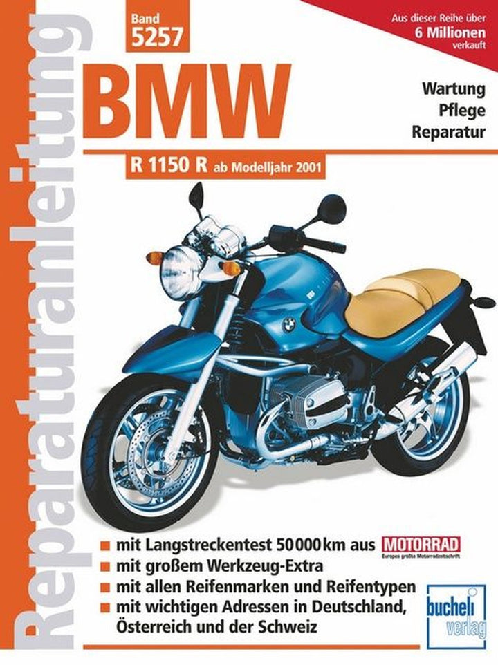 BMW R 1150 R ab Modelljahr 2001 - Reparaturbuch, Buchcover