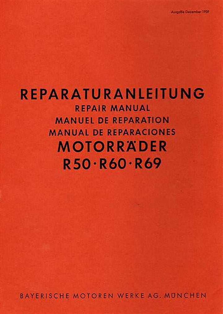 BMW R50 R60 R69 Reparaturanleitung, Buchcover