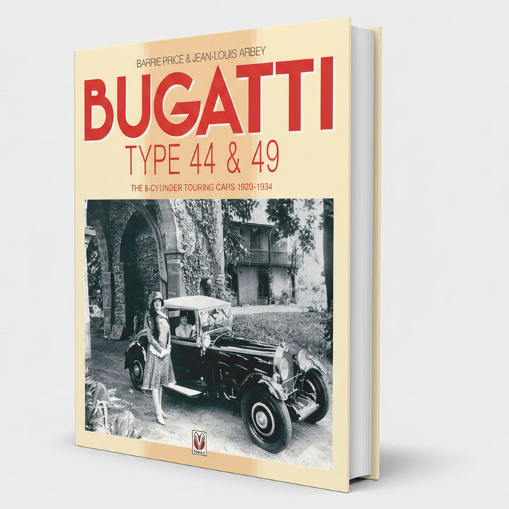 Bugatti The 8-Cylinder Touring Cars 1920-1934 TYPES 28, 30, 38, 38a, 44 & 49, Buchcover
