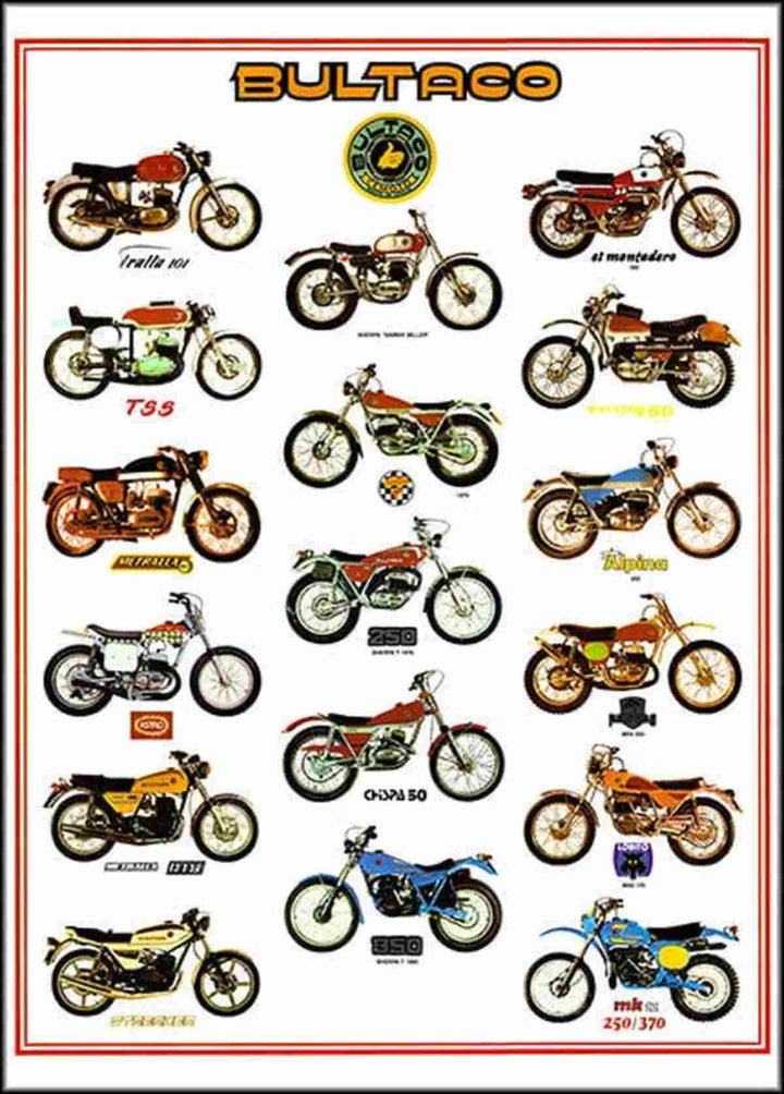 Bultaco Poster, Poster-Motiv