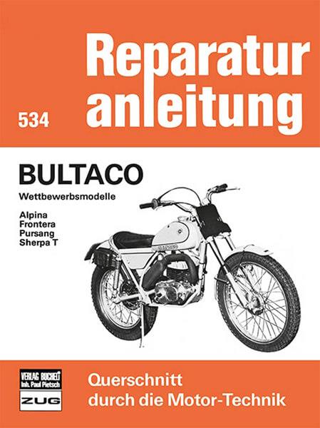 Bultaco Wettbewerbsmodelle - Reparaturbuch - gedrucktes Buch zum Bestpreis! - verwuester.net