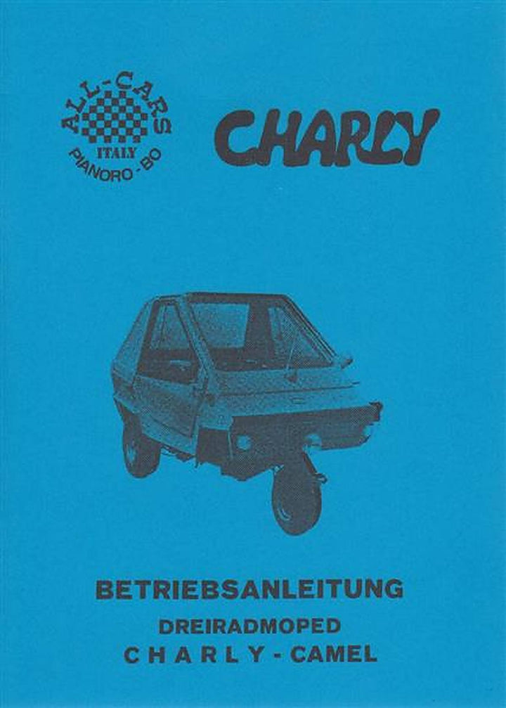 Charly Dreiradmoped Camel, Betriebsanleitung, Buchcover