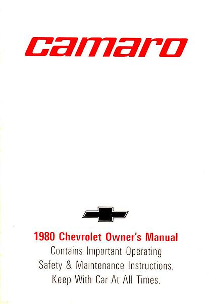 Chevrolet Camaro Owner&