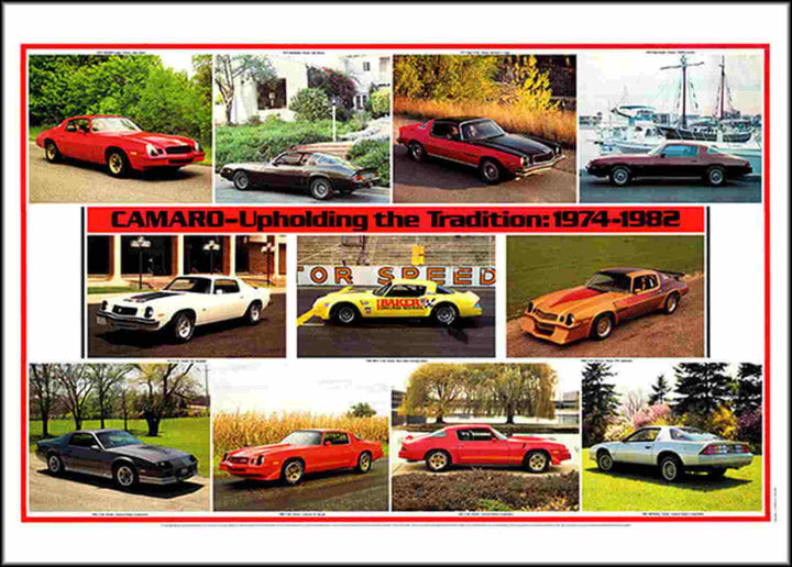 Chevrolet Camaro Poster, Poster-Motiv