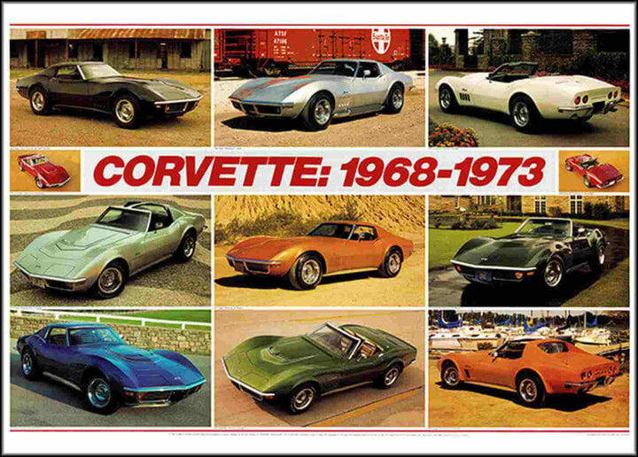 Chevrolet Corvette Poster, Poster-Motiv
