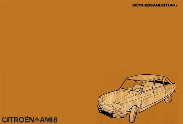 Citroen Ami 8, Betriebsanleitung, Buchcover