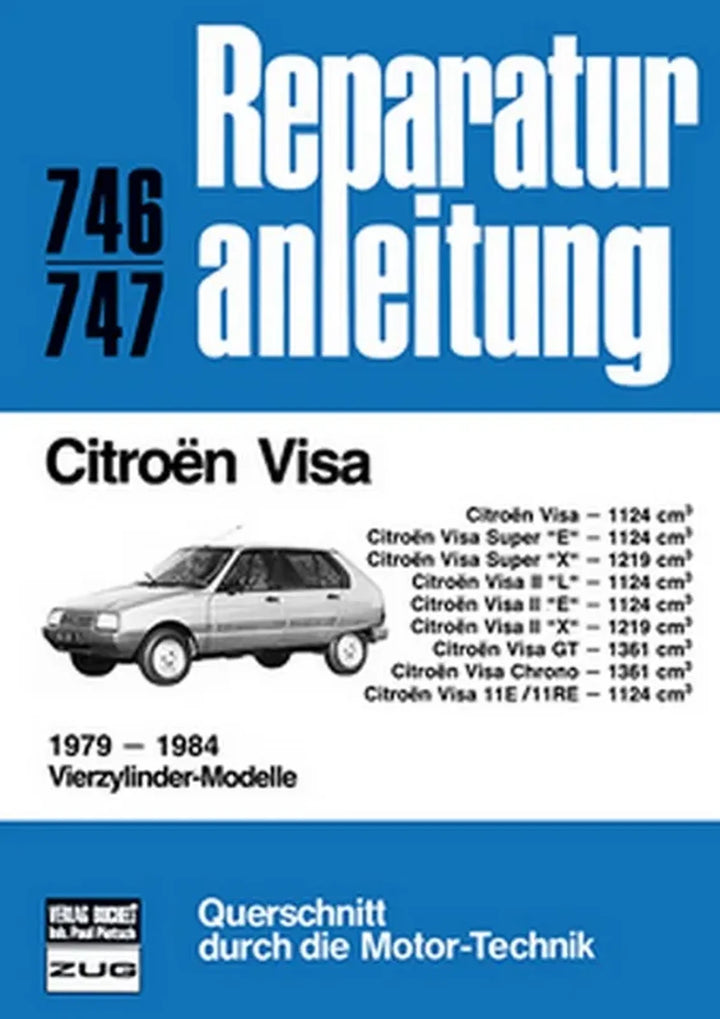 Citroën Visa Reparaturanleitung und Werkstatthandbuch 1979 bis 1984 - gedrucktes Buch zum Bestpreis! - verwuester.net