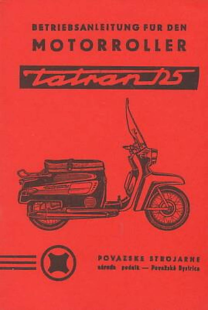 CZ Tatran 125, Typ 03 A, Betriebsanleitung, Buchcover