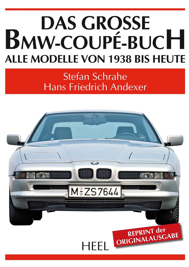 Das große BMW-Coupé-Buch, Buchcover