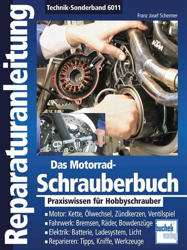 Das Motorrad-Schrauberbuch - Reparaturbuch, Buchcover
