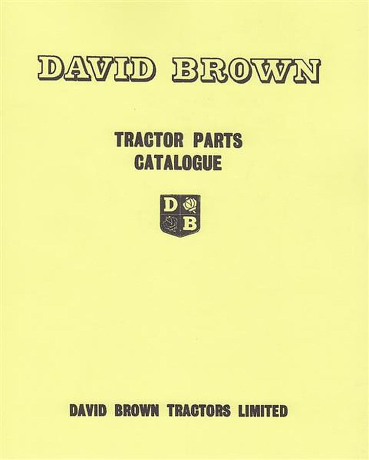David Brown Tractor 770 Selectmatic, Parts Catalogue, Buchcover