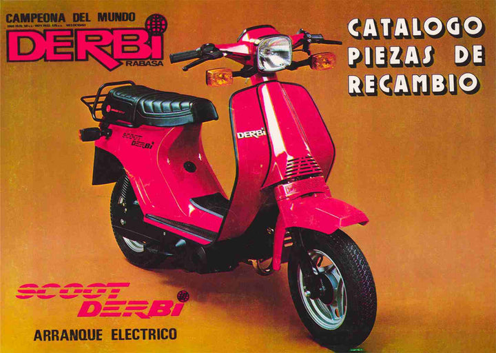 Derbi Scoot Ersatzteilkatalog, Buchcover