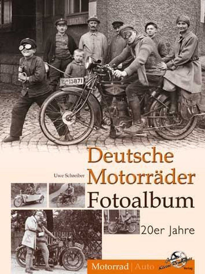 Deutsche Motorräder Fotoalbum der 20er Jahre, Buchcover