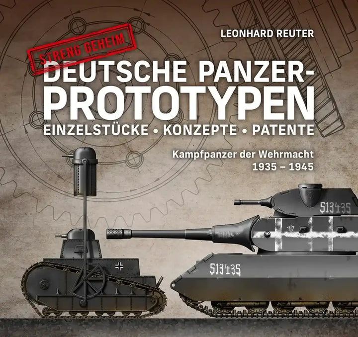 Deutsche Panzer-Prototypen, Konzepte, Fehlentwürfe und Patentstudien deutscher Panzerkampfwagen - gedrucktes Buch zum Bestpreis! - verwuester.net