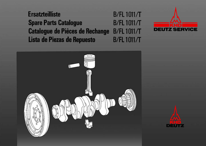 Deutz B/FL1011/T Ersatzteilkatalog, Buchcover