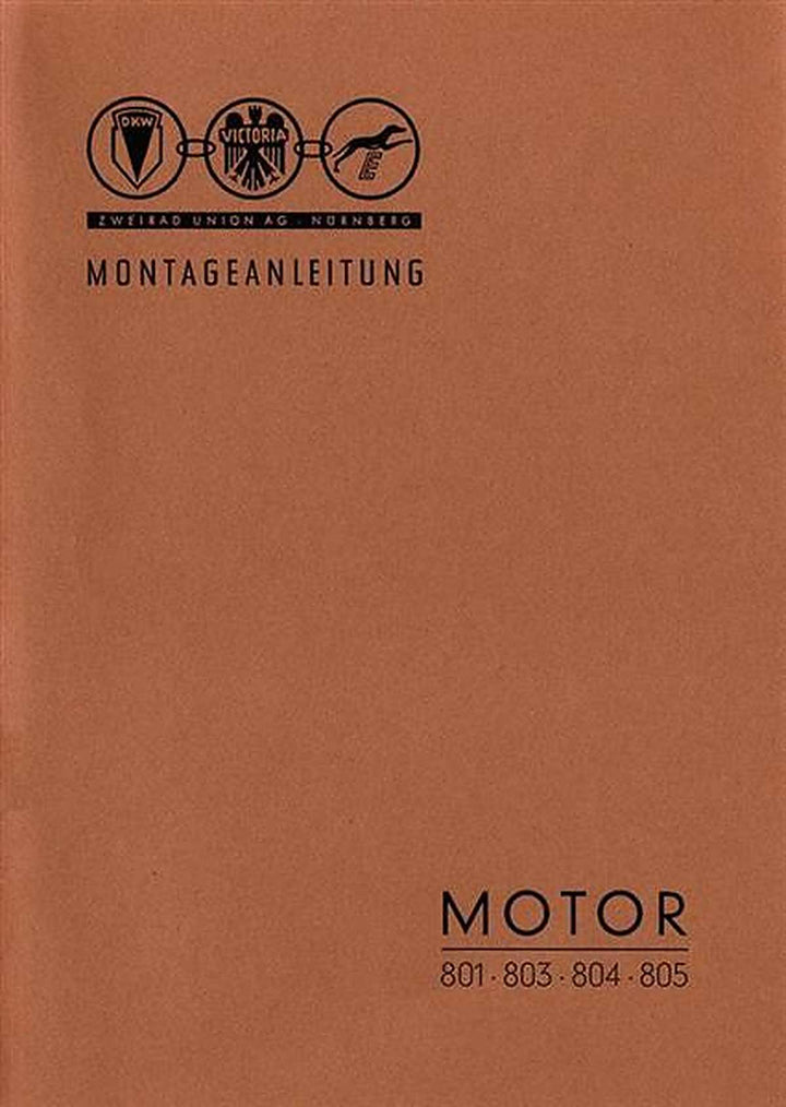 DKW Motor 801 803 804 805 Reparaturanleitung, Buchcover