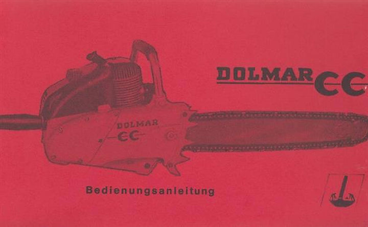Dolmar CC Kettensäge mit 2-Takt-Motor, Bedienungsanleitung, Buchcover