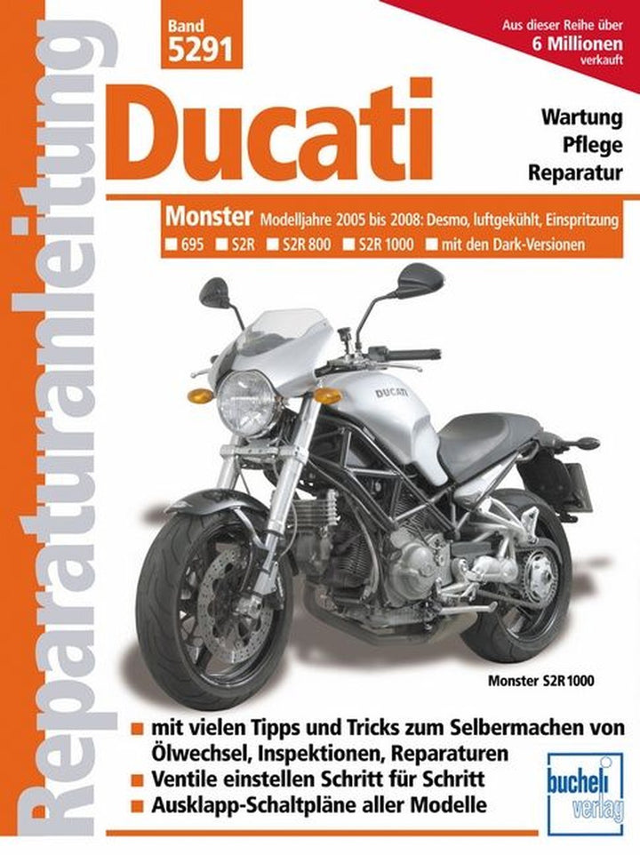 Ducati Monster - Reparaturbuch, Buchcover
