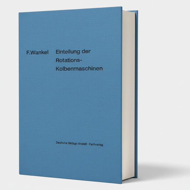 Einteilung der Rotations-Kolbenmaschinen, Buchcover