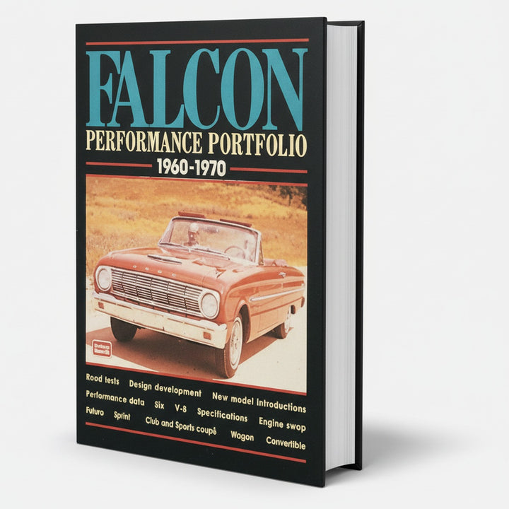 Falcon 1960-1970 Performance Portfolio, Buchcover
