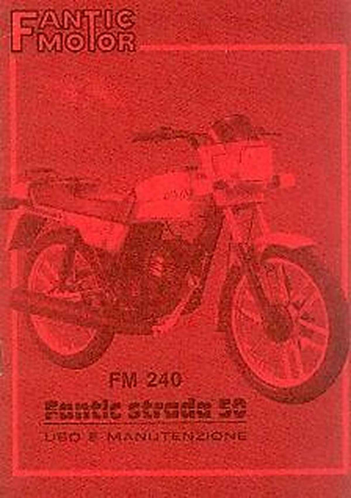 Fantic FM 240 Strada, 50 ccm,Betriebsanleitung, Buchcover