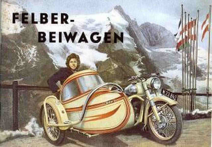 Felber Beiwagen II Prospekt, Buchcover