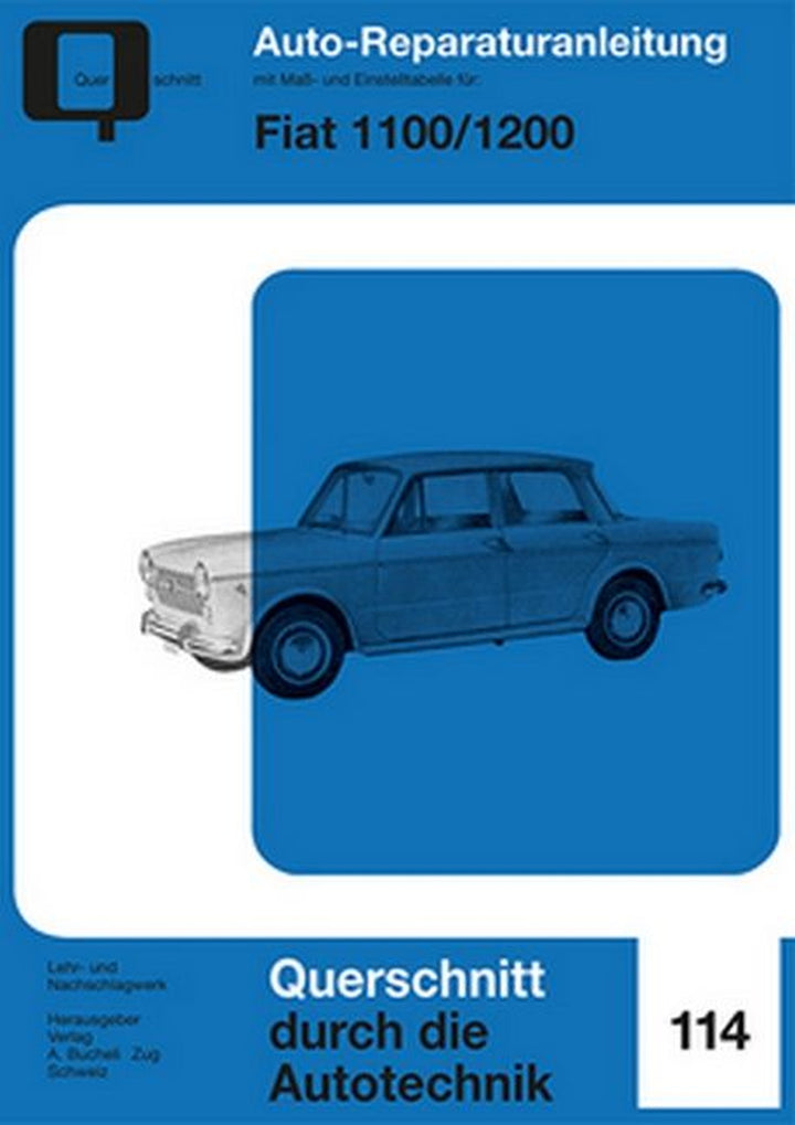 Fiat 1100 / 1200 - Reparaturbuch, Buchcover