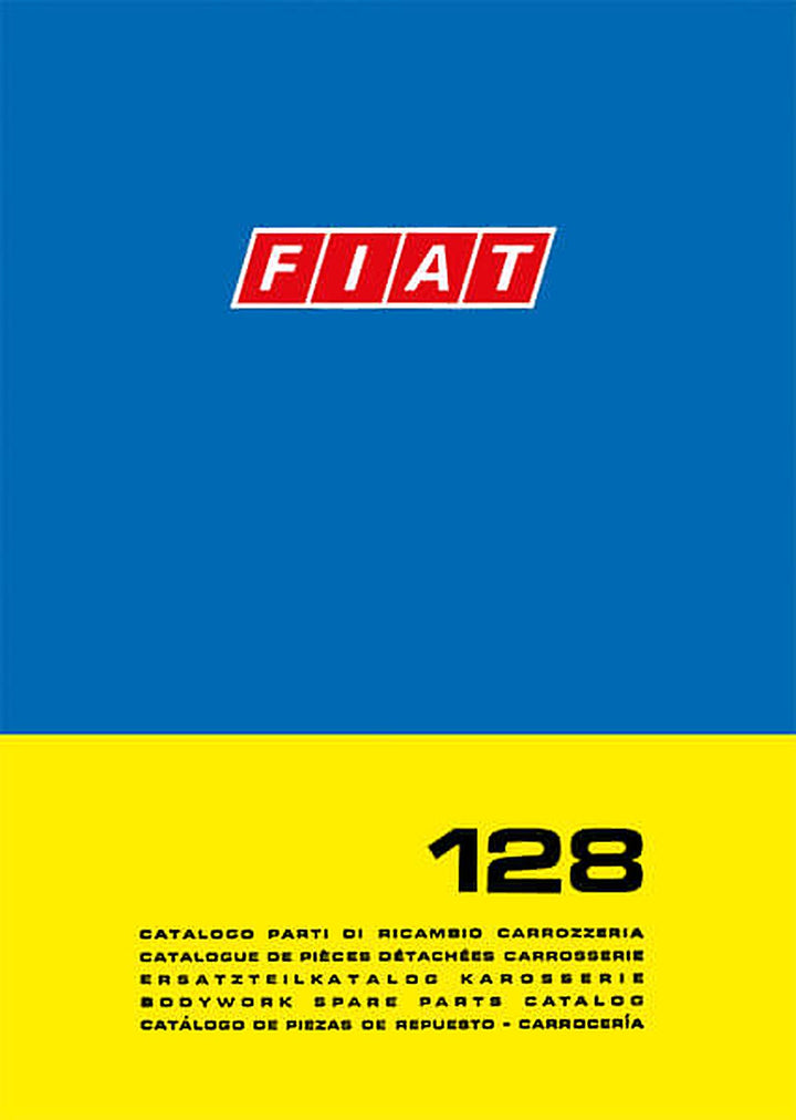 Fiat 128 Karosserie Ersatzteilkatalog, Buchcover