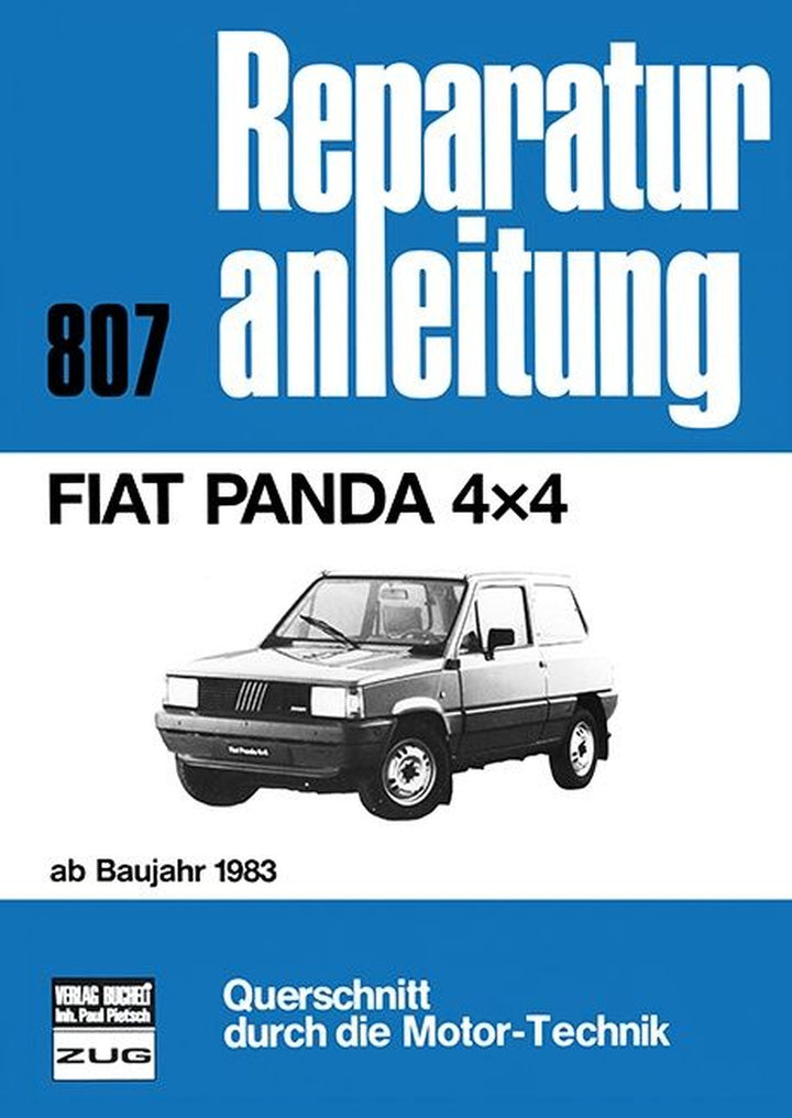 Fiat Panda 4x4 - Reparaturbuch, Buchcover