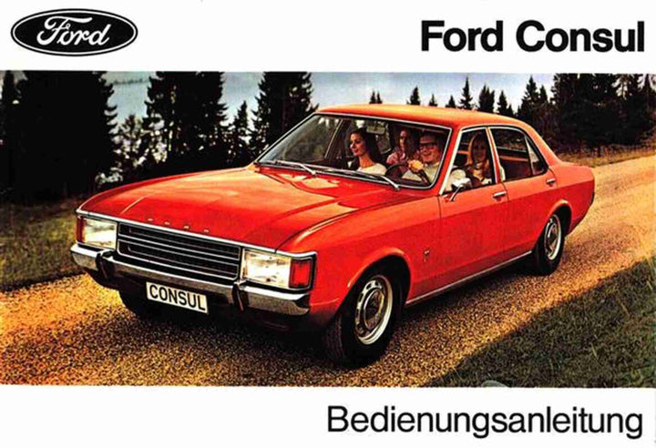 Ford Consul Betriebsanleitung, Buchcover