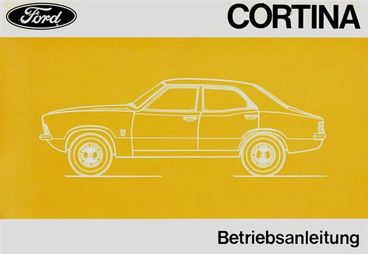 Ford Cortina Betriebsanleitung, Buchcover