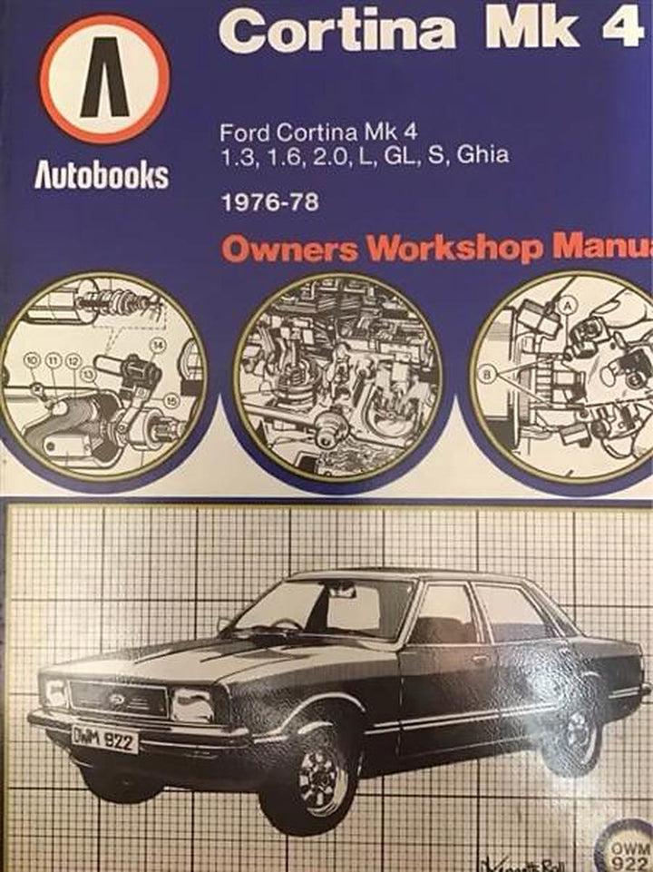Ford Cortina Mk 4 1976-78 Autobook, Buchcover