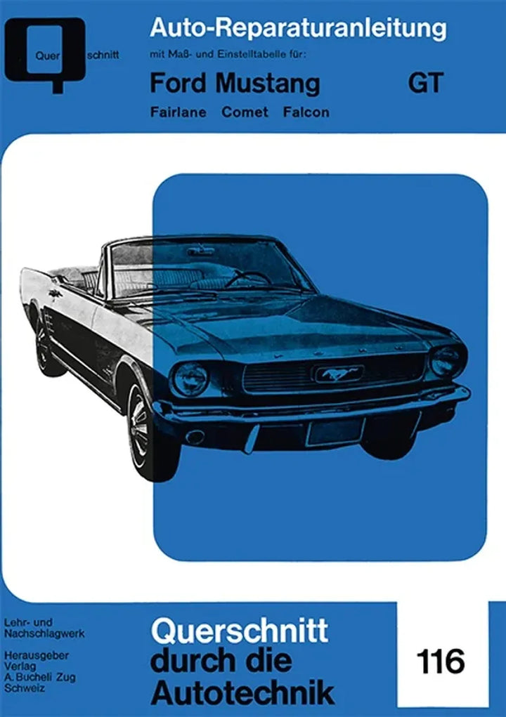 Ford Mustang Reparaturanleitung und Werkstatthandbuch - gedrucktes Buch zum Bestpreis! - verwuester.net