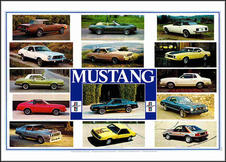 Ford Mustang Poster, Poster-Motiv