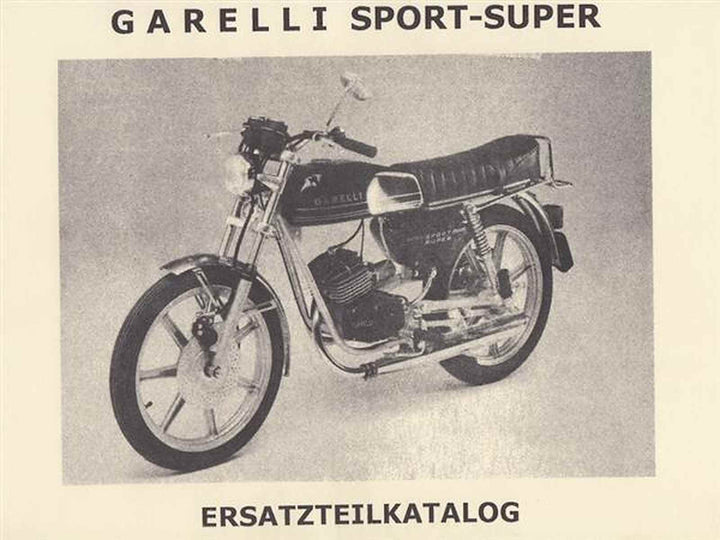 Garelli Sport-Super Ersatzteilkatalog, Buchcover