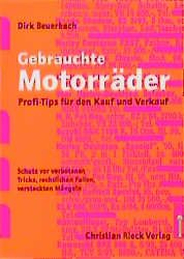 Gebrauchte Motorräder - Profi-Tipps für den Kauf und Verkauf, Buchcover
