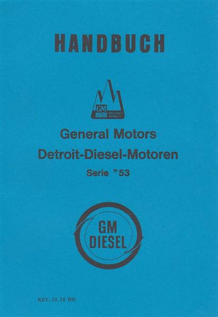 General Motors, Detroit-Diesel-Motor, Serie 53, Handbuch, Buchcover