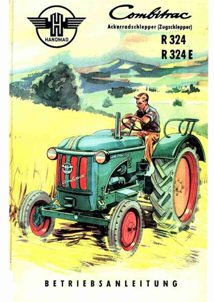 Hanomag Combitrac R324 und R324E Betriebsanleitung, Buchcover
