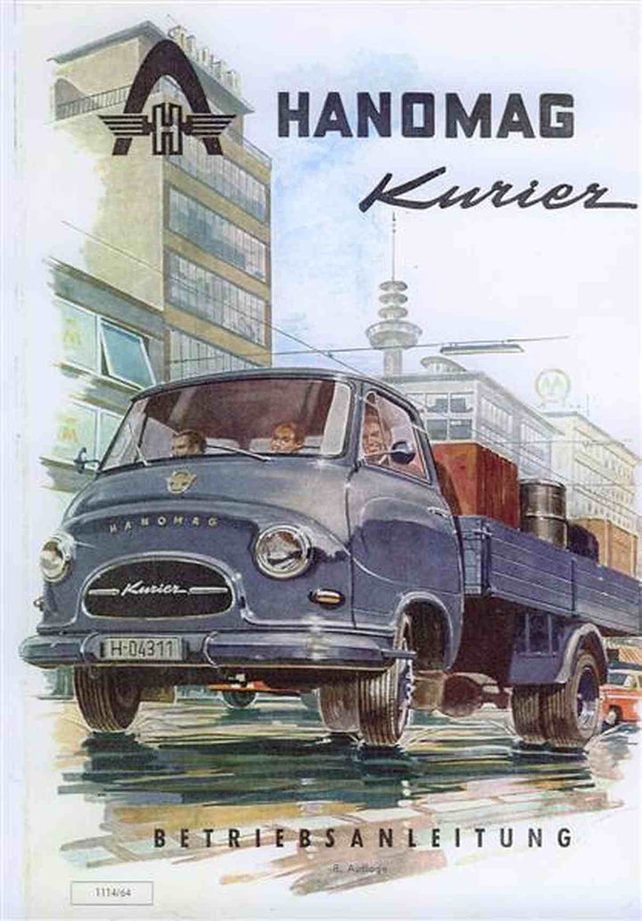 Hanomag Schnell-Lastwagen Kurier, Betriebsanleitung, Buchcover