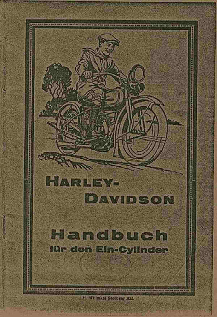 Harley-Davidson Handbuch für den Ein-Cylinder, Buchcover