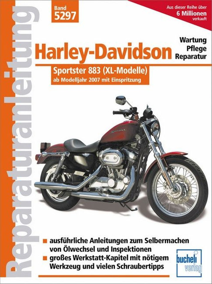 Harley Davidson 883 - Reparaturbuch, Buchcover