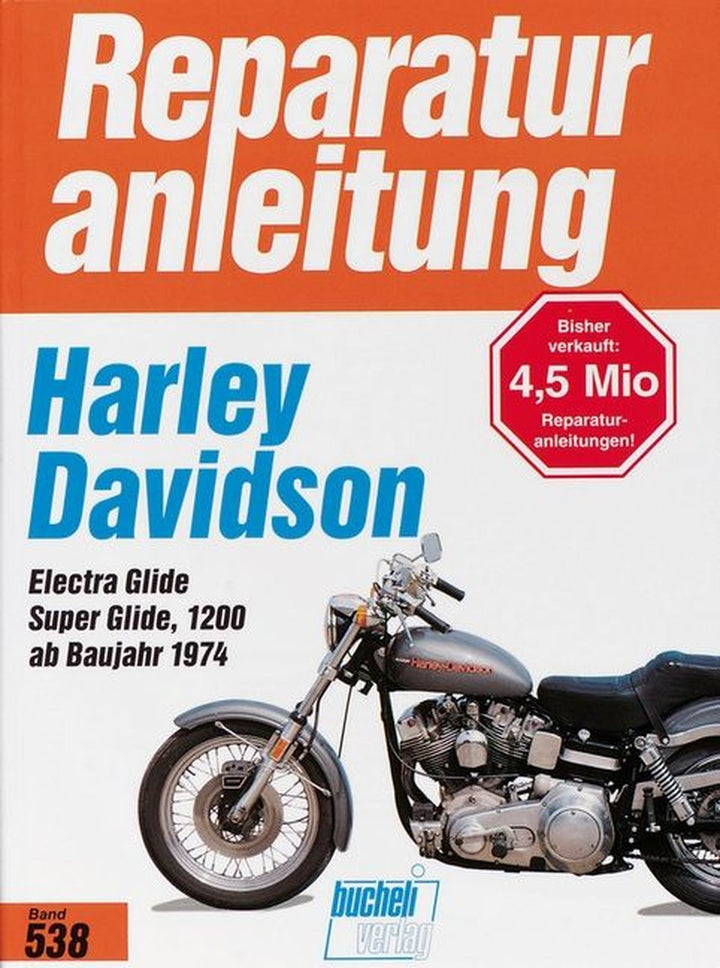 Harley-Davidson Electra Glide / Super Glide 1200 - Reparaturbuch, Buchcover