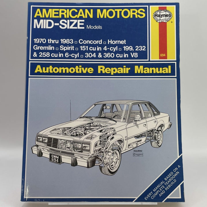 Haynes Reparaturhandbuch Nr. 694