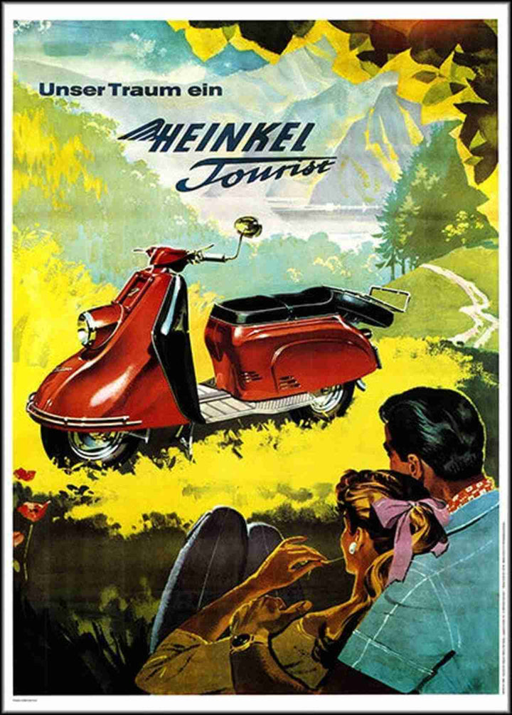 Heinkel Tourist Poster, Poster-Motiv