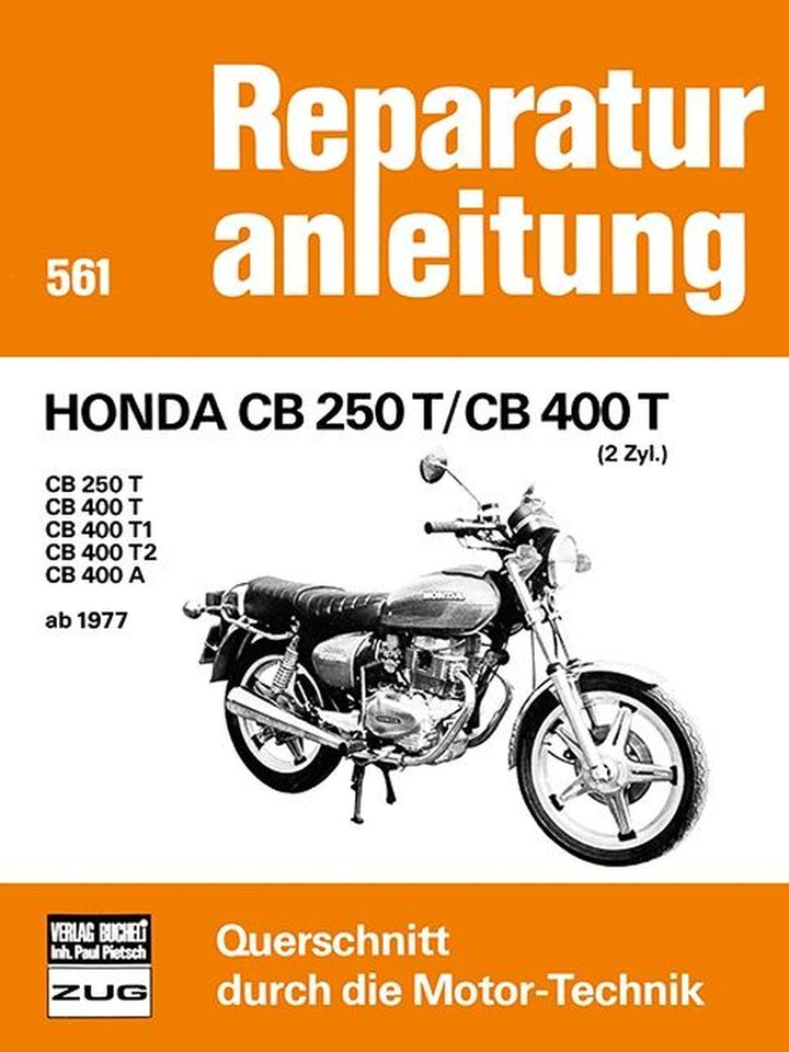 Honda CB 250 T / CB 400 T - Reparaturbuch, Buchcover