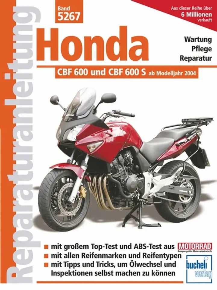 Honda CBF Reparaturanleitung und Werkstatthandbuch - gedrucktes Buch zum Bestpreis! - verwuester.net