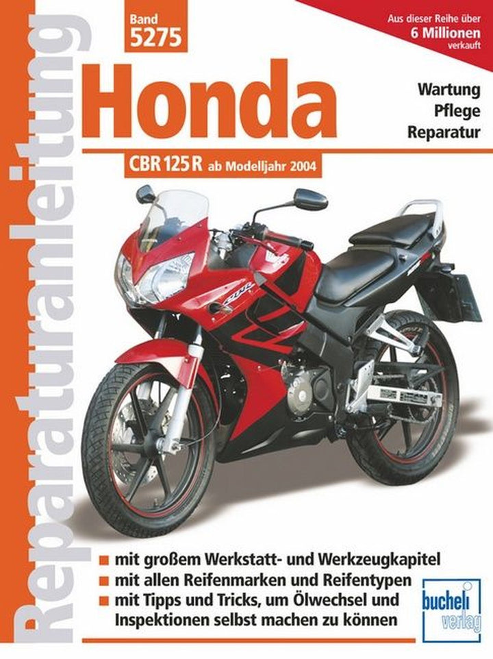 Honda CBR125R Reparaturanleitung, Buchcover