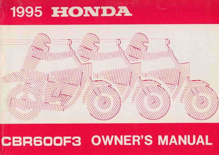Honda CBR600 F3 Owners Manual, Buchcover