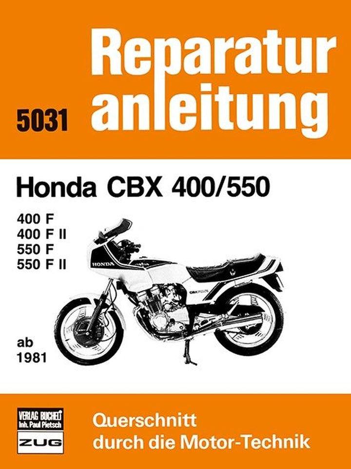 Honda CBX 400/550 ab 1981 - Reparaturbuch, Buchcover